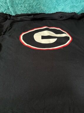 University Of Georgia Bulldogs Black T-shirt Size M